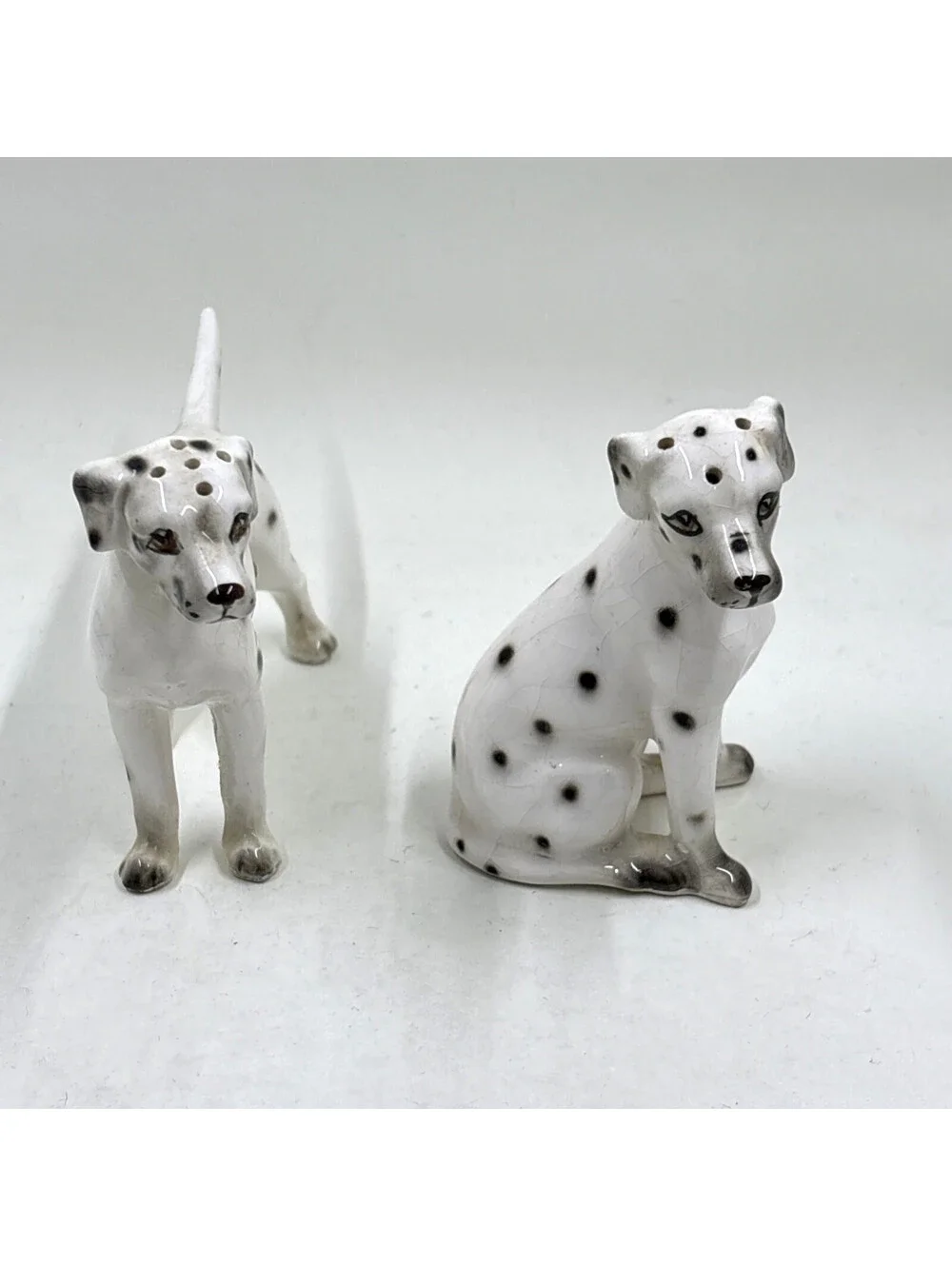 Vintage Dalmatian Dog Salt & Pepper Shakers, Japan